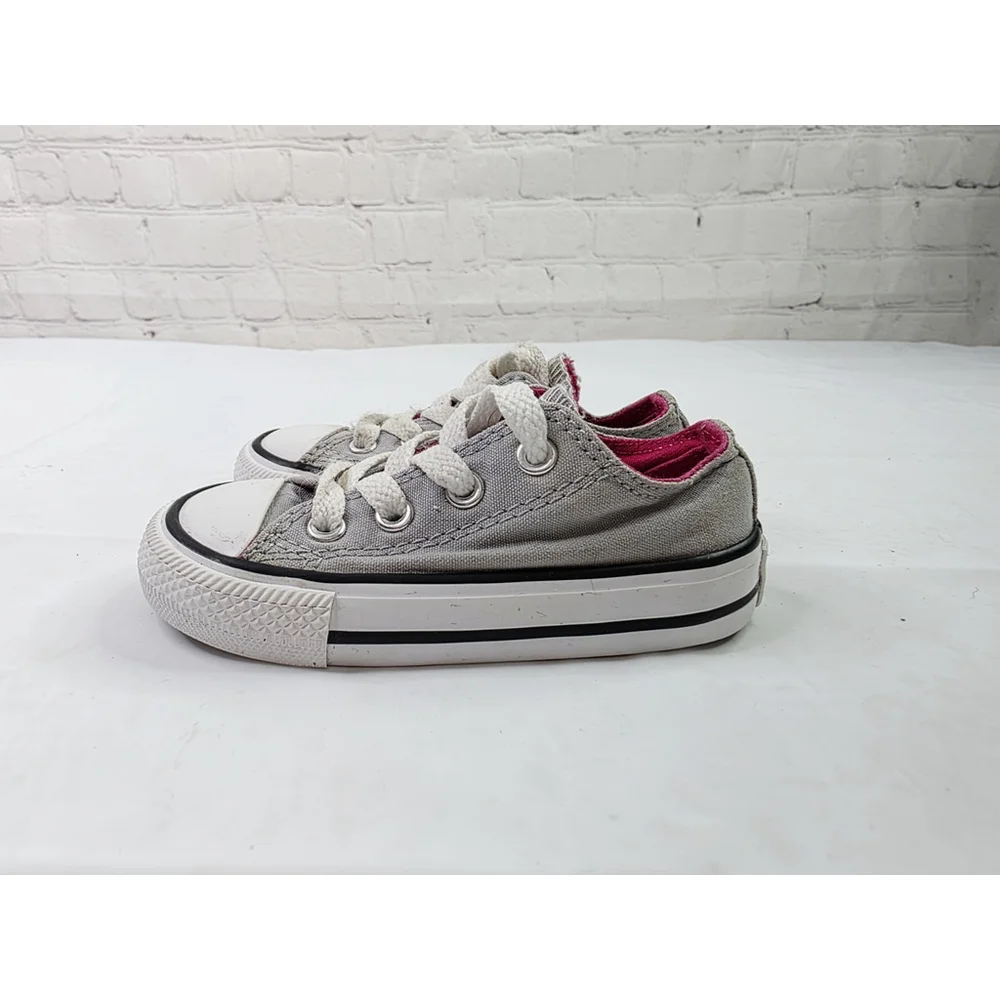 CONVERSE Girl's Chuck Taylor All Star Double Thong Ox Snekaer Shoe Size 5C